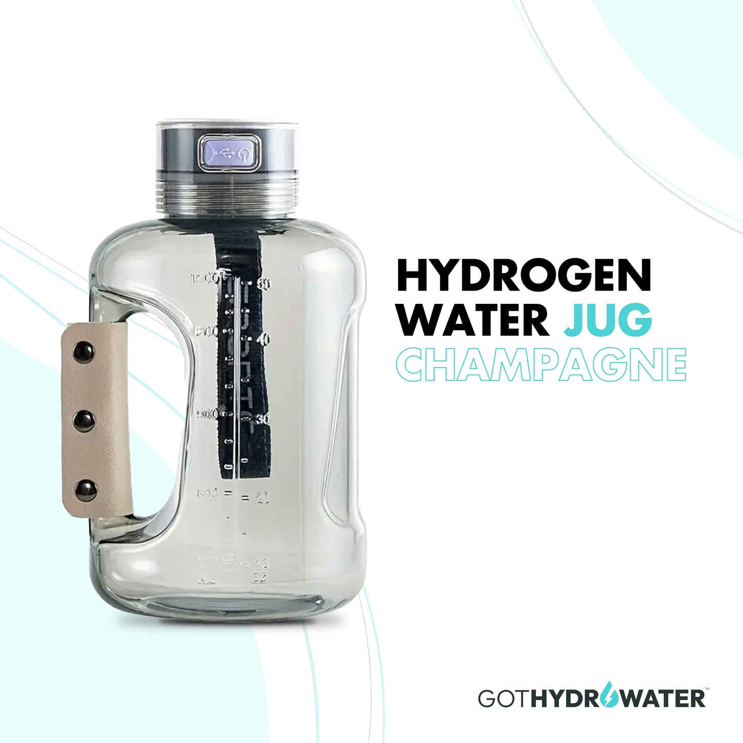 GotHydroWater™  Hydrogen Water Jug - 1500 ML