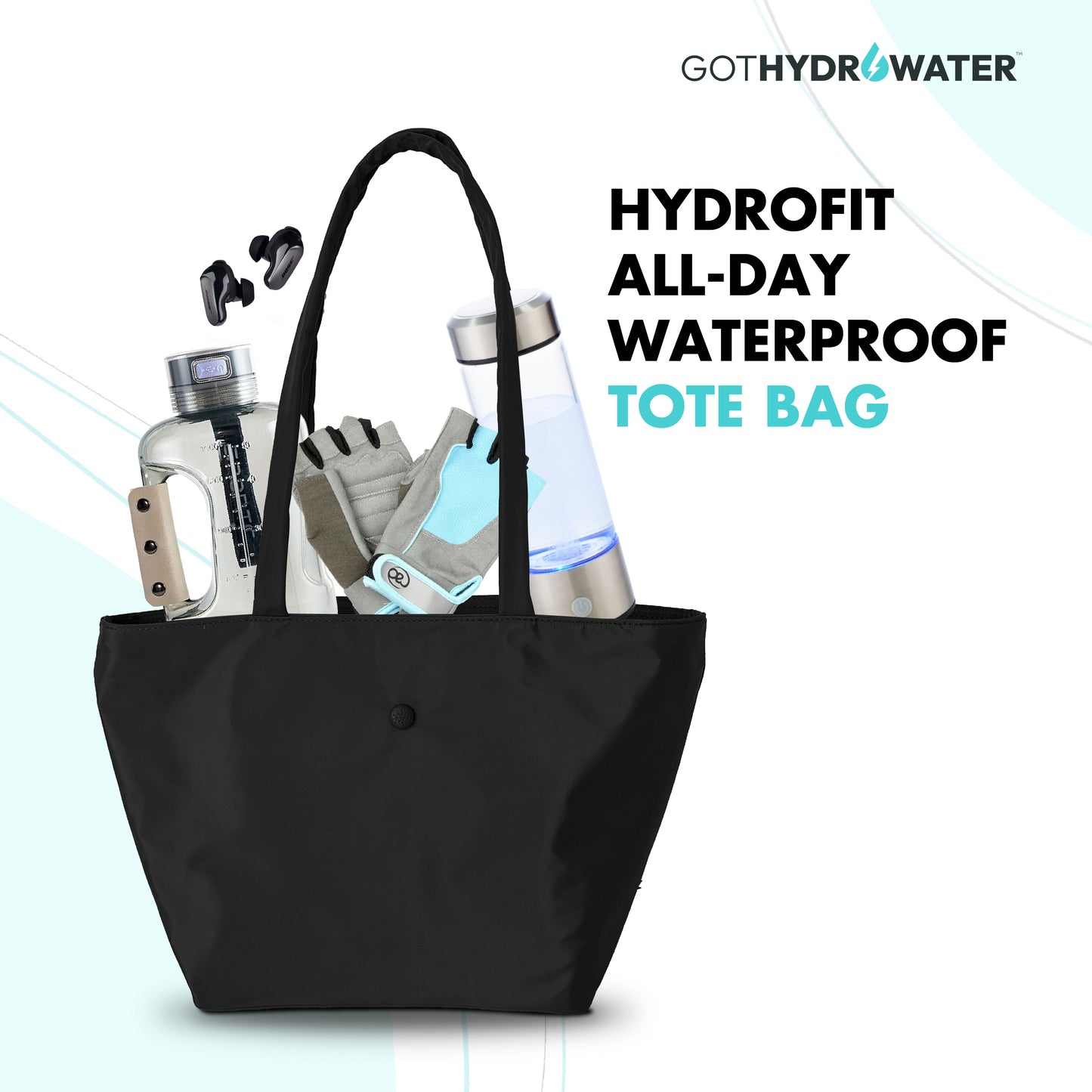 GotHydroWater™ All-Day Waterproof Tote Bag