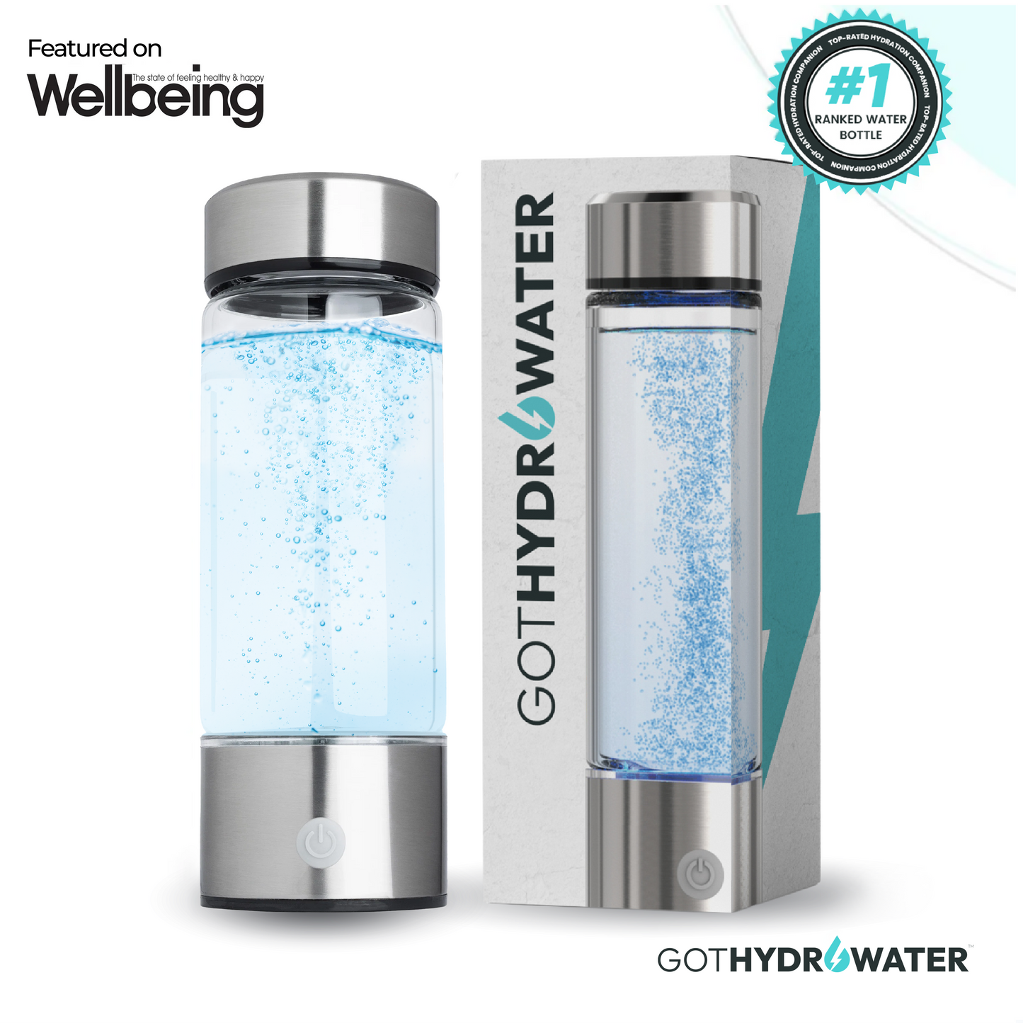 GotHydroWater™ Hydrogen Water Bottle